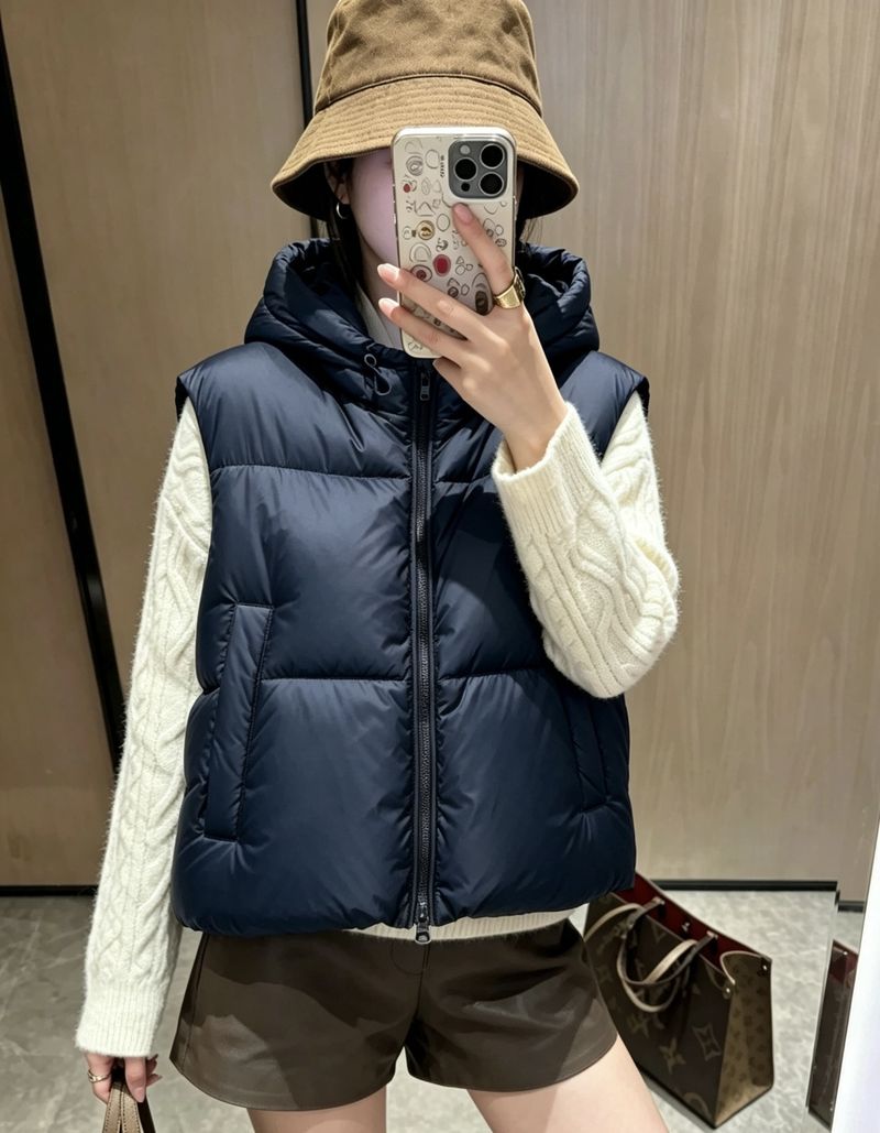 막스마라 후드 다운 베스트 - 휴먼메이드 패딩 레플리카 사이트 참고 이미지